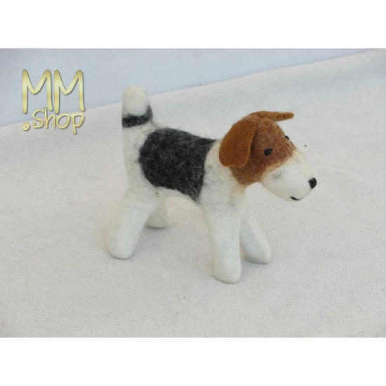 Felt animal model Terrier puppy (small) - Multi Mundo Shop