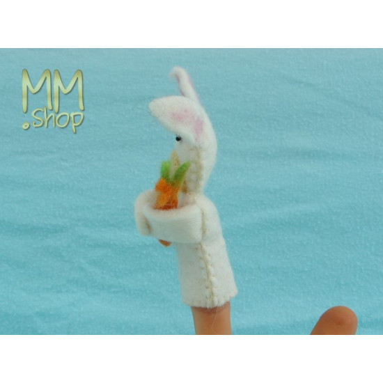 Felt fingerpuppet model Rabbit