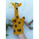 Felt handpuppet model Giraffe